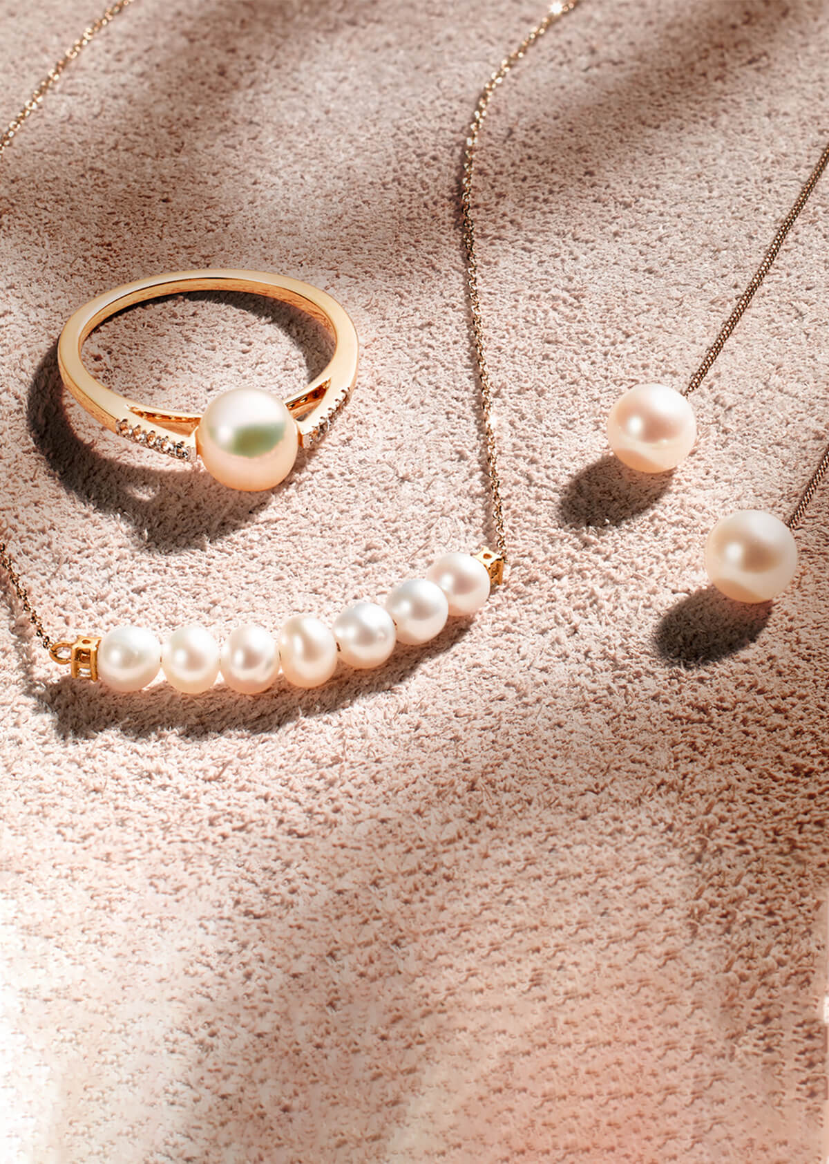 Contemporary pearl necklace online